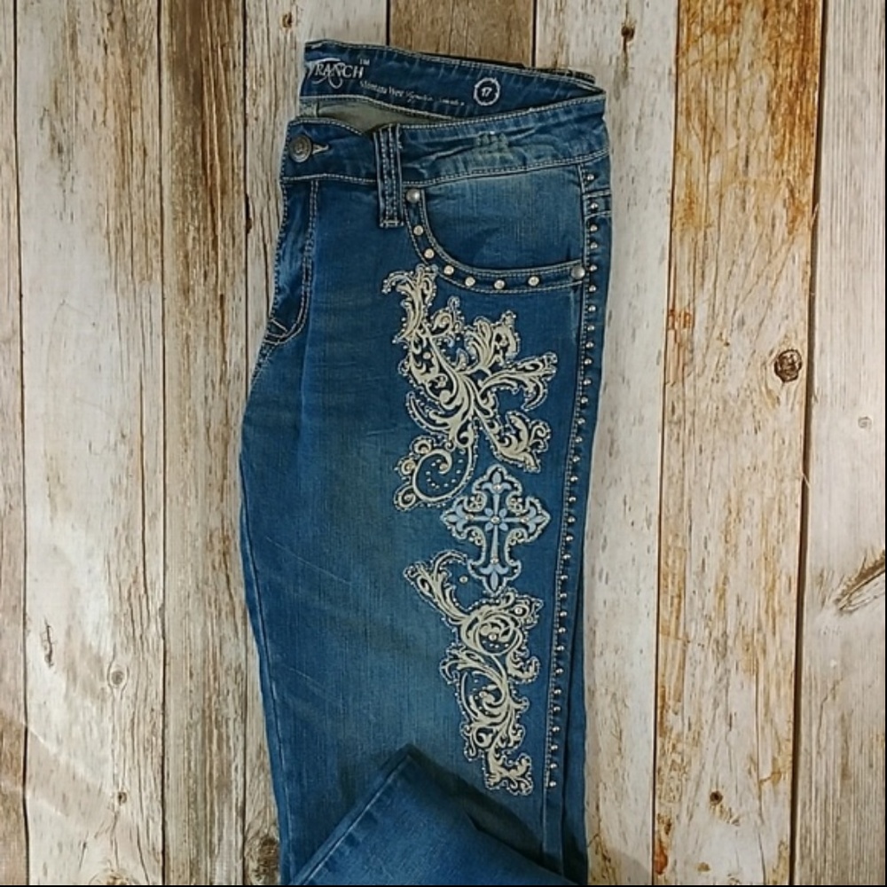 Trinity Ranch Boot Cut Jeans Size 17